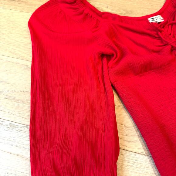 Women’s Billabong Amalfi Night Red Mini Dress – Size Small (NWOT) - Picture 5 of 9